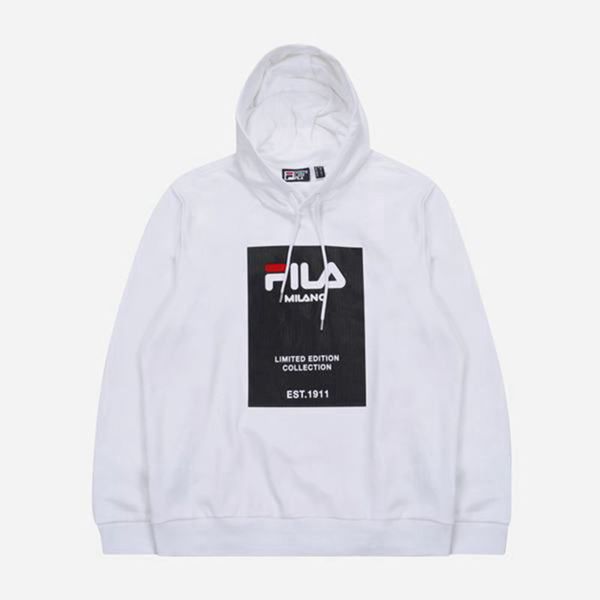 Fila Uni Women's Hoodies - White,NZ 679-34029